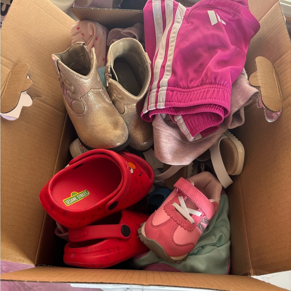 Champion Pink and White Kids Shoes